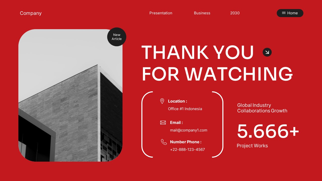 Black Red Business Proposal Presentation PowerPoint, Presentation Templates