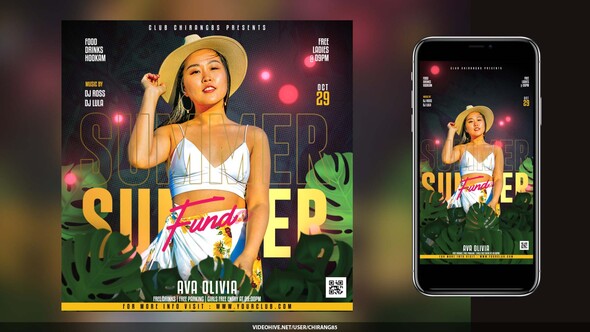 Night Club Flyer Stories v22 Openers template preview