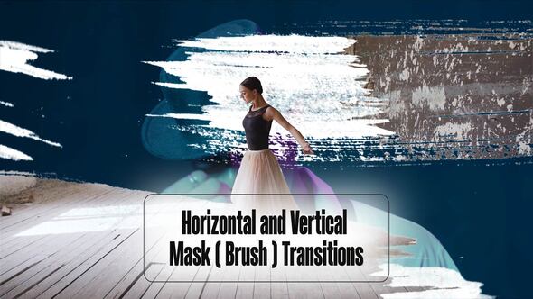 Object Brush Transitions Horizontal | Vertical Elements template preview