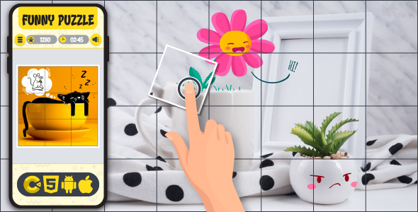 Funny Puzzle - HTML5 Game, Construct 3