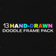 Hand Drawn Sketch Doodle Frames Pack - VideoHive Item for Sale