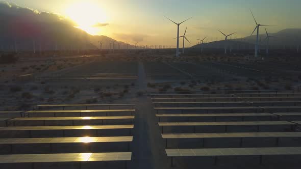 Sustainable Energy In The Desert   Solar Power And Wind Energy Generators