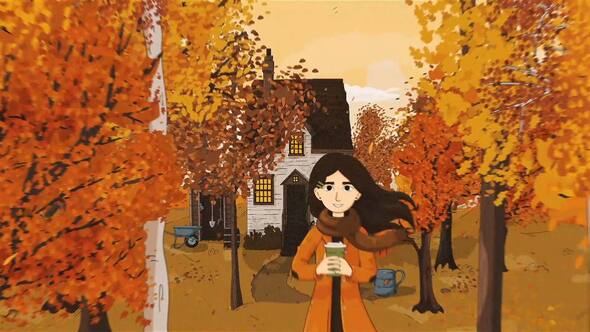 Autumn Intro Openers template preview