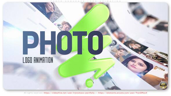 Photo Sequence Logo Animation Openers template preview