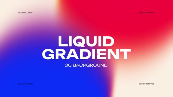 Liquid Gradient Background Elements template preview