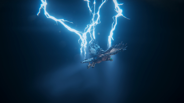 thunder eagle logo intro Openers template preview