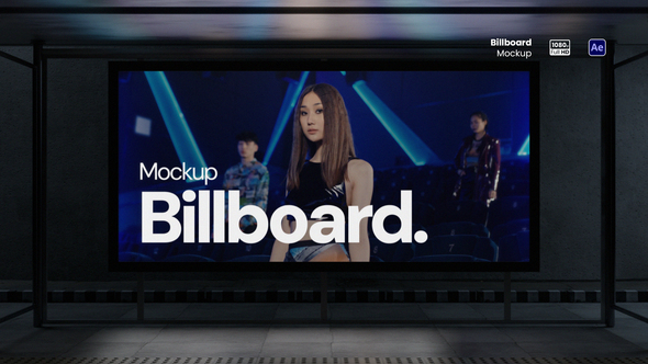 Billboard Mockup Video Displays template preview
