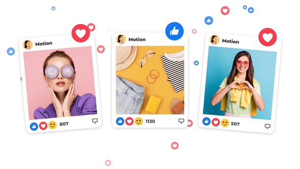 Dynamic Social Media Promo Openers template preview