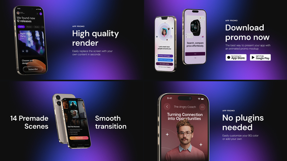 App Promo Mockup Product Promo template preview