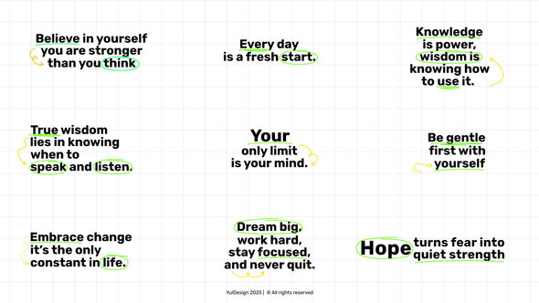 Titles | AE Titles template preview