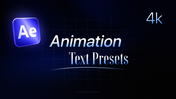 Text Presets Titles template preview