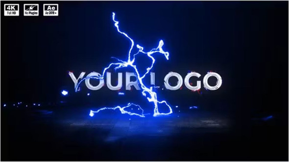 Lightning Logo Reveal Logo Stings template preview