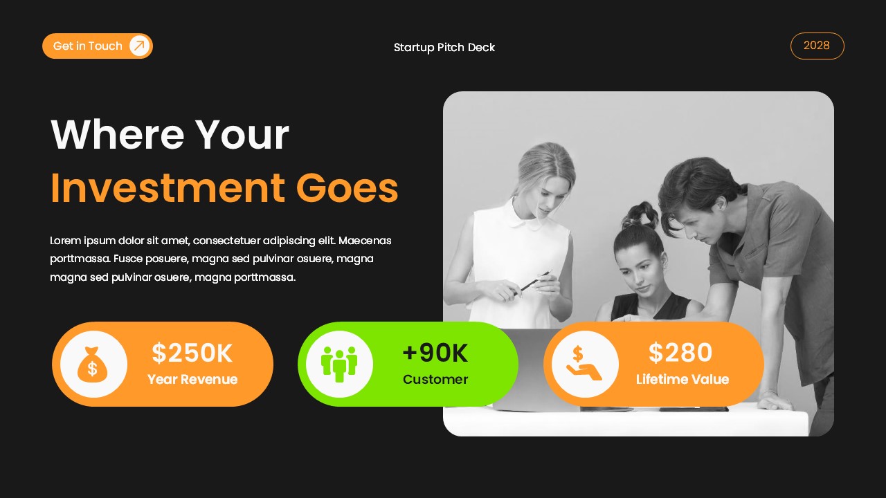 Startup Pitch Deck PowerPoint Template, Presentation Templates ...