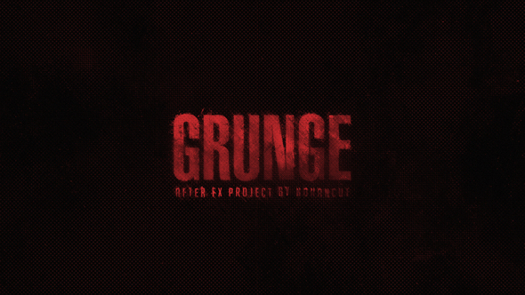 Grunge Logo Reveal V2 Logo Stings template preview