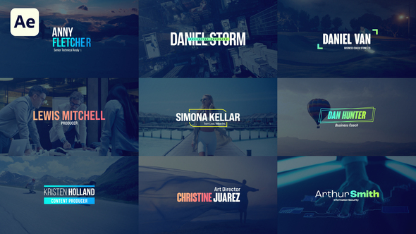 Titles Typography Titles template preview