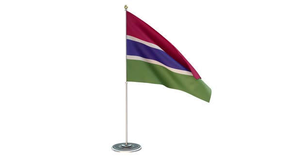 Gambia  Office Small Flag Pole