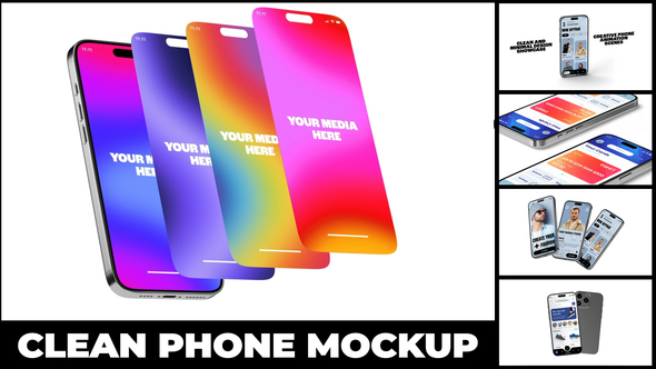 Phone Mockup | Mobile App promo! Product Promo template preview