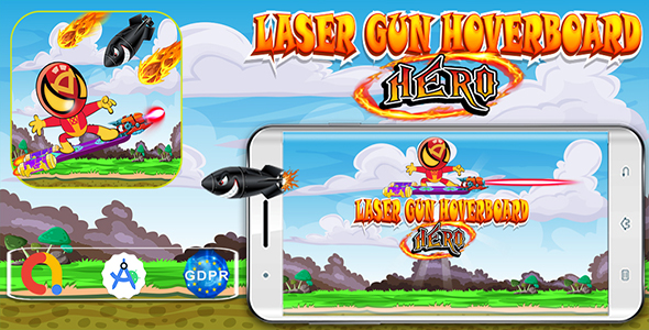 Laser Gun Hoverboard (Android Studio Updated project) – With ADMOB