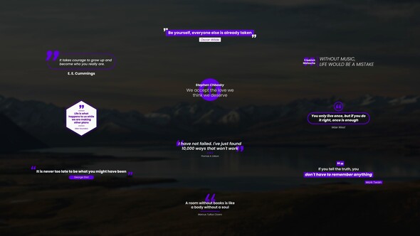 Quotes Titles Titles template preview