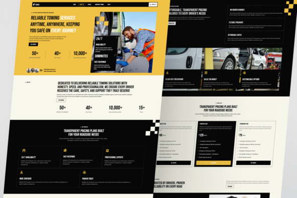 Towix - Towing Services Elementor Template Kit