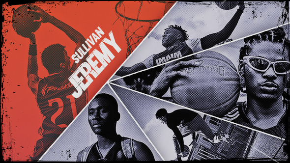 Player intro Lineup broadcast-packages template preview