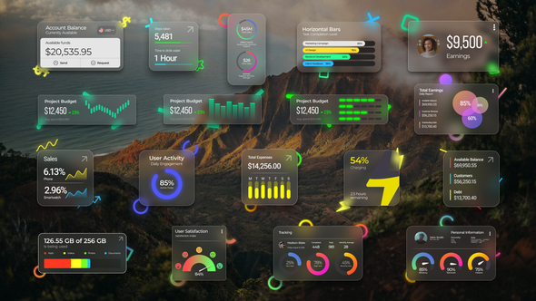 Infographic Widgets Infographics template preview