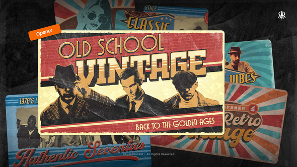 Retro Vintage Opener Openers template preview