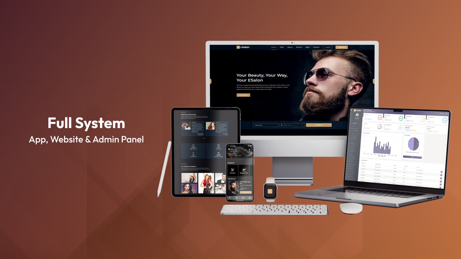 eSalon Parlour and Salon Booking Full Solution