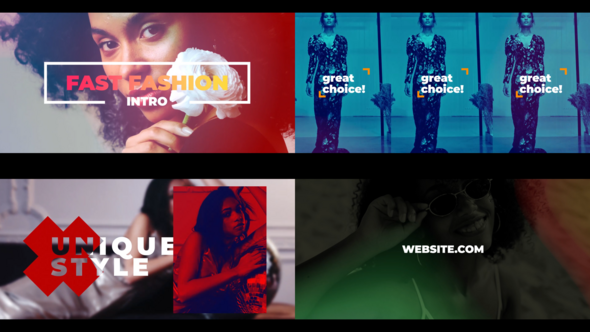 Fast Fashion Intro for After Effects Openers template preview