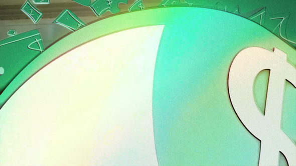 Cartoon Cash Dollar Transition broadcast-packages template preview