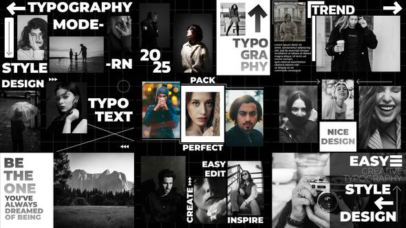 Typography Slides 1.0 | AE Titles template preview