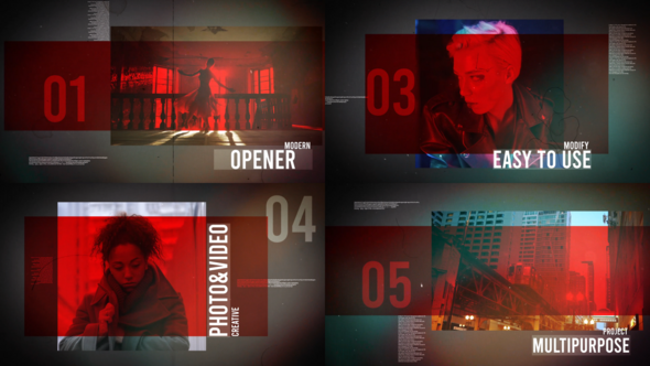 Modern Stylish Opener for After Effects Openers template preview