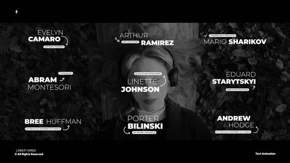 Lower Thirds  | After Effects Titles template preview