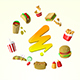 Fast Food 3D Logo - VideoHive Item for Sale