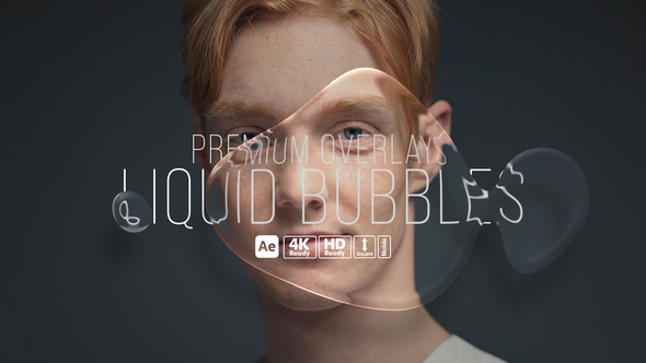 Premium Overlays Liquid Bubbles Elements template preview