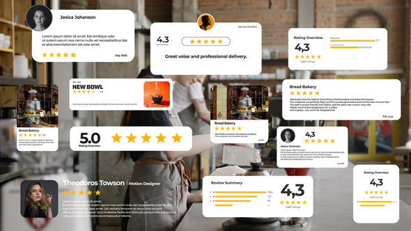 Rating & Reviews 5.0 Elements template preview