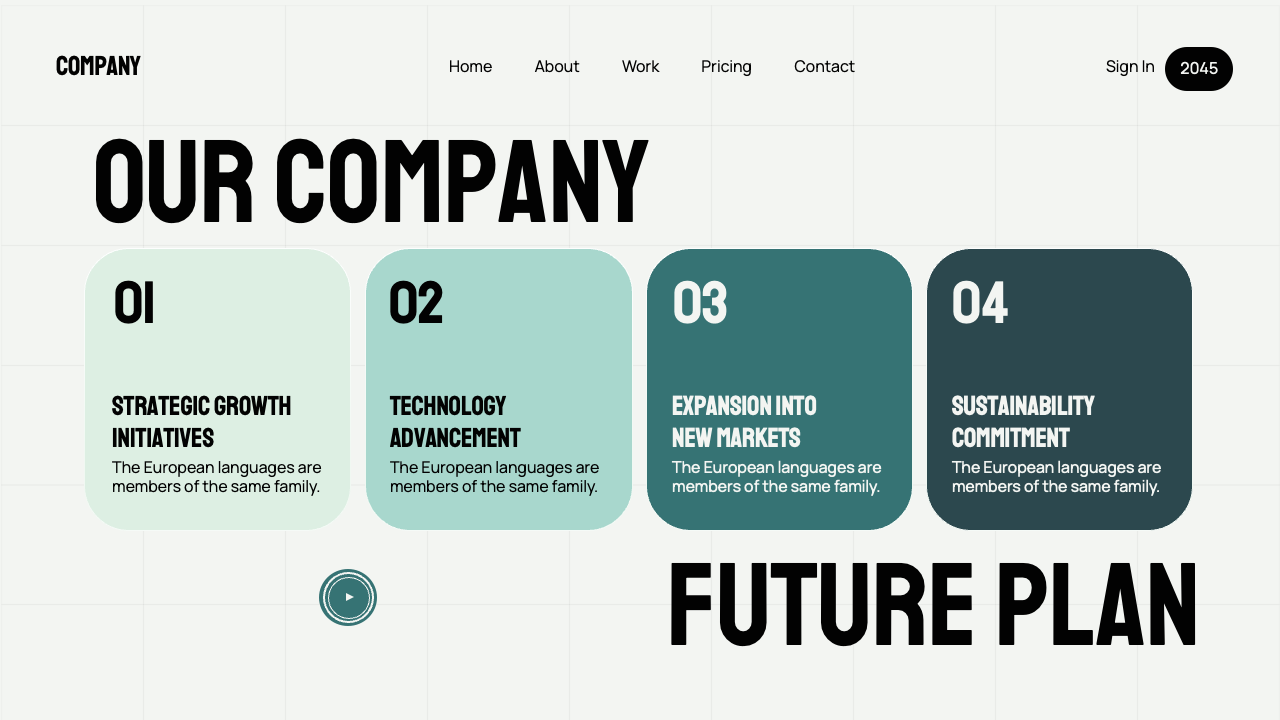 White Blue Bold Modern Company Profile Powerpoint, Presentation Templates