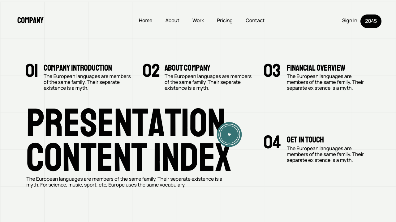 White Blue Bold Modern Company Profile Google Slides, Presentation ...