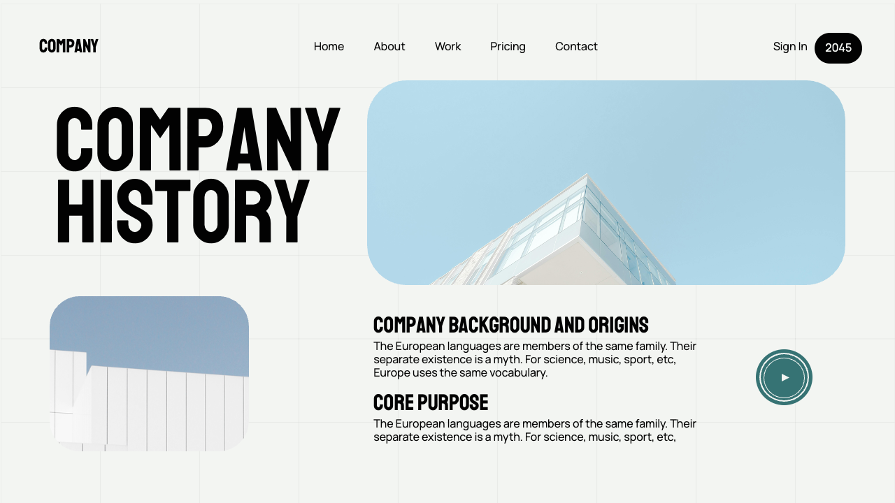 White Blue Bold Modern Company Profile Google Slides, Presentation ...