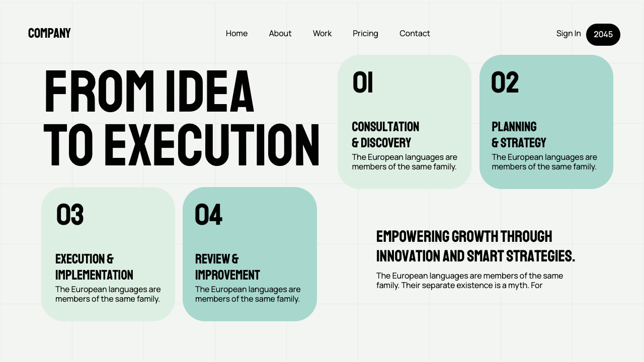 White Blue Bold Modern Company Profile Keynote, Presentation Templates