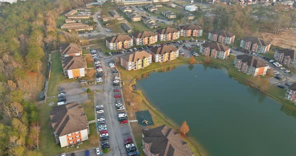 Panorama Over Viewed Residential Apartment Buildings Quarter Area Urban Development Residential Near alt