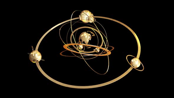 Golden Sign In The Form Of The Universe alt