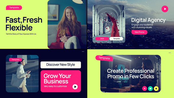 Agency Promo Openers template preview