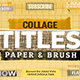 Paper Text Brush Strokes - VideoHive Item for Sale