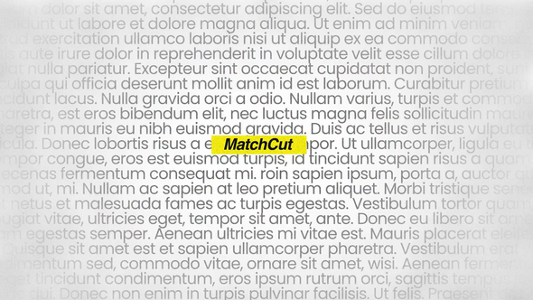 Match Cut Infographics template preview