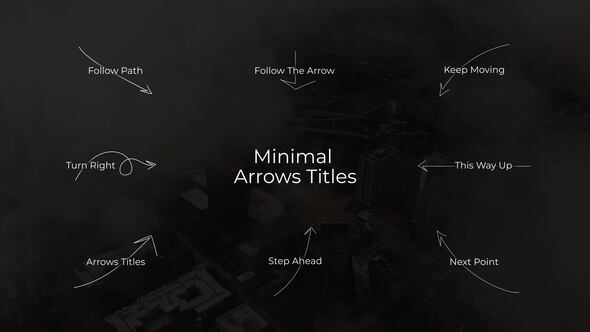 Minimal Arrows Titles Titles template preview
