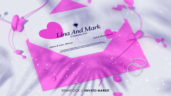 Wedding Invitation Openers template preview