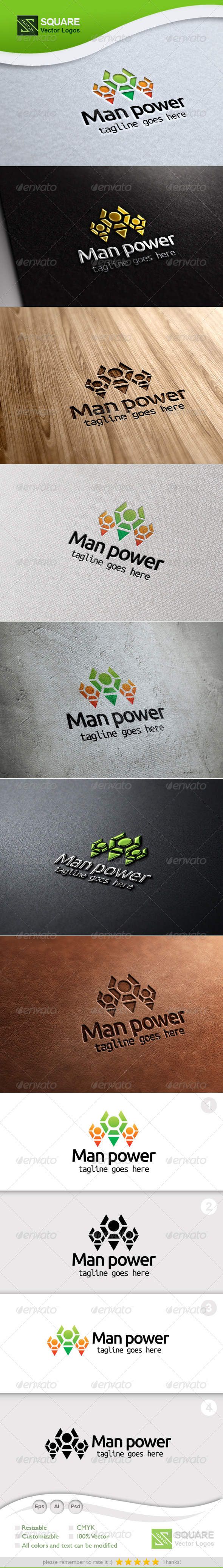 People, Group Vector Logo Template - Humans Logo Templates