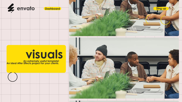 Corporate Promo - Modern Business Opener Video Displays template preview