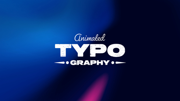 Minimal Text Animations Titles template preview